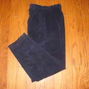 Liz Claiborne Liz Sport Women' s Size 8 Corduroy Straight Leg Pants Navy Blue